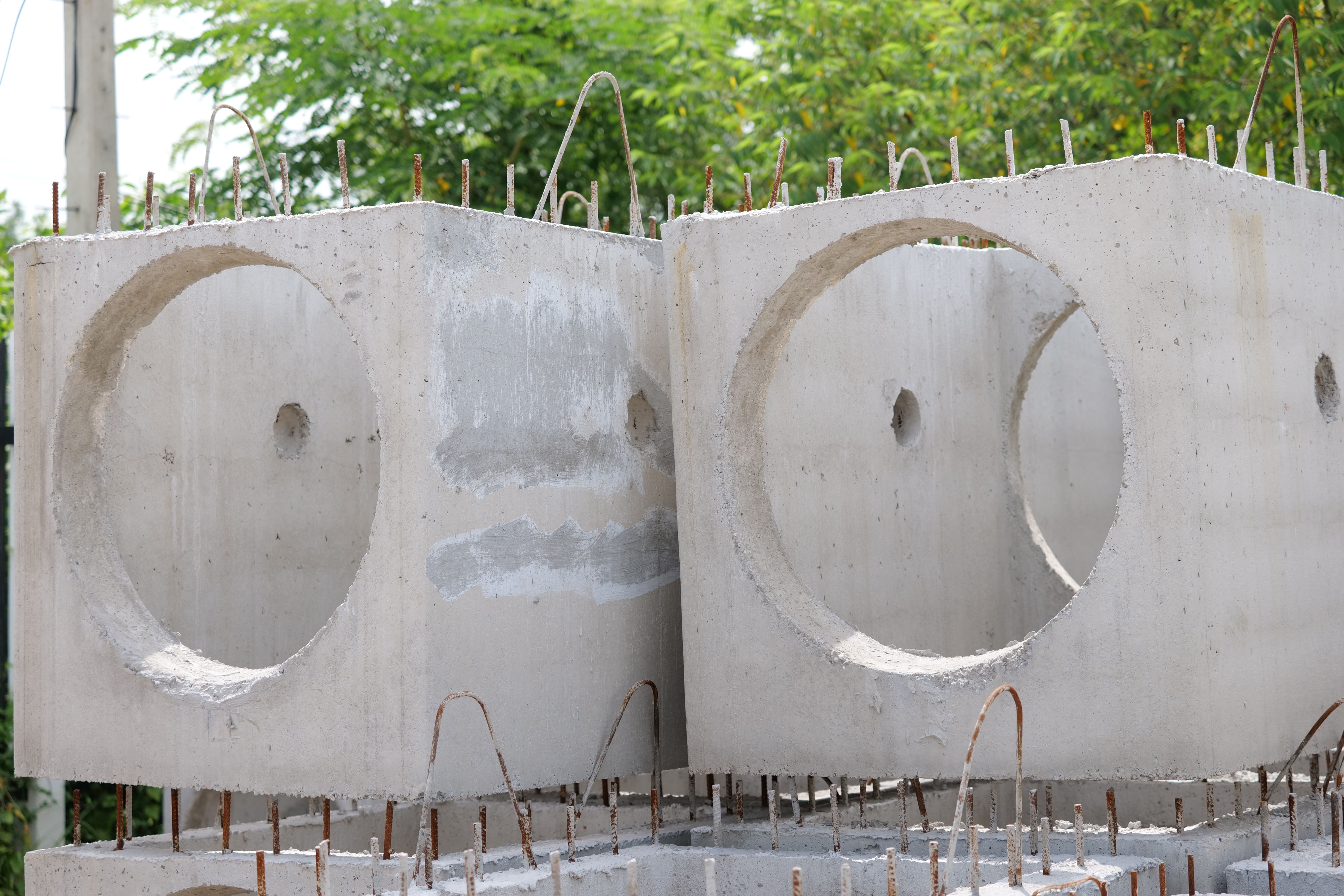 บ่อพักท่อระบายน้ำคอนกรีต เสริมเหล็ก  สำหรับ ท่อ 80 ( MAN HOLE ) รูปที่ 3